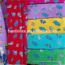 Alibaba Expres Cotton Flannel Fabric/ C20x10 40x42 150gsm / Reactive Print Flannel